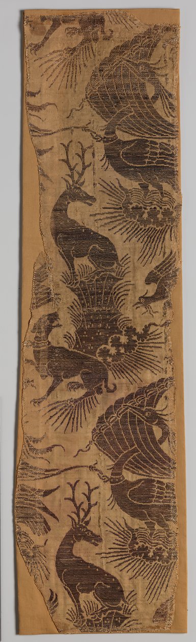 纺织品，意大利，14世纪。 作者 不明
