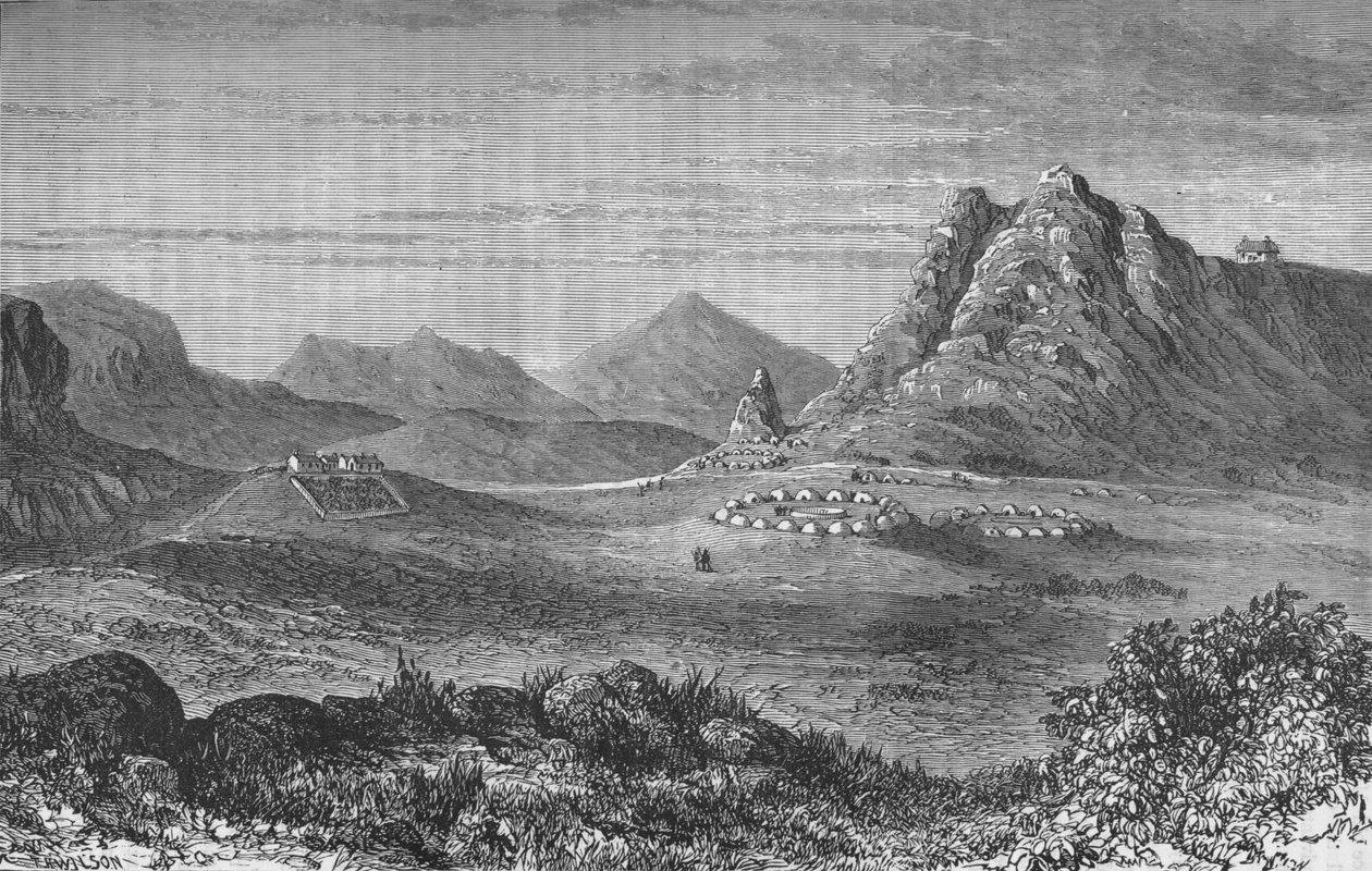 塔巴·波西戈（Thaba Bosigo），巴苏托人的据点，建于1880年 作者 不明