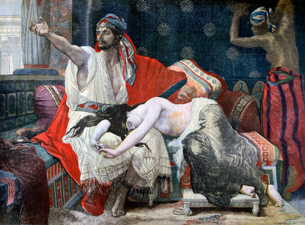 Thamar和Absalon，1893年 作者 不明