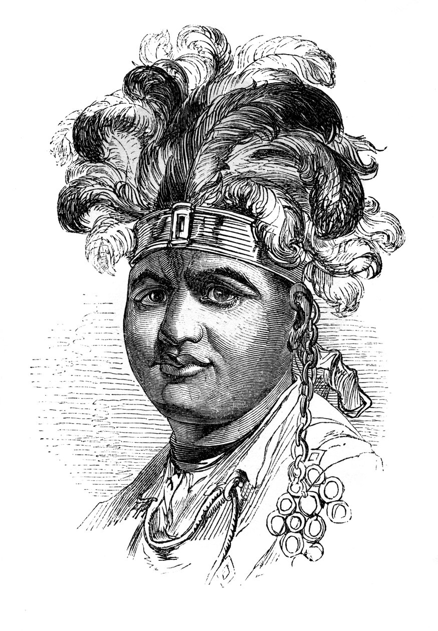 莫霍克族长Thayendaneega，1848年 作者 不明