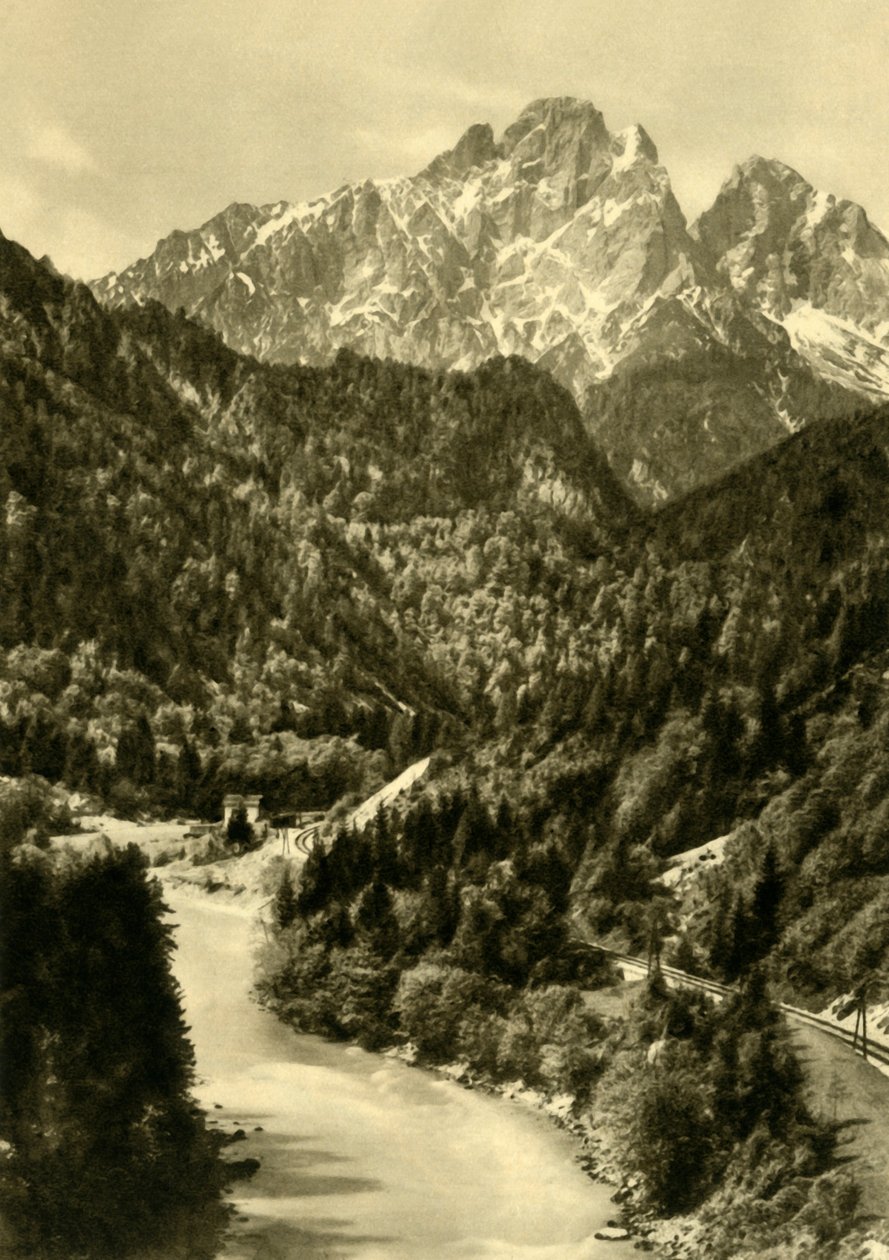 奥地利施蒂里亚州Gesäuse国家公园的Admonter Reichenstein，建于1935年。 作者 不明
