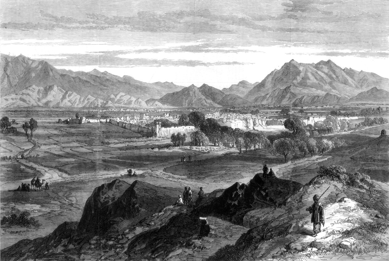 阿富汗战争：来自阿富汗Pipers Hill的贾拉拉巴德，1879年 作者 不明
