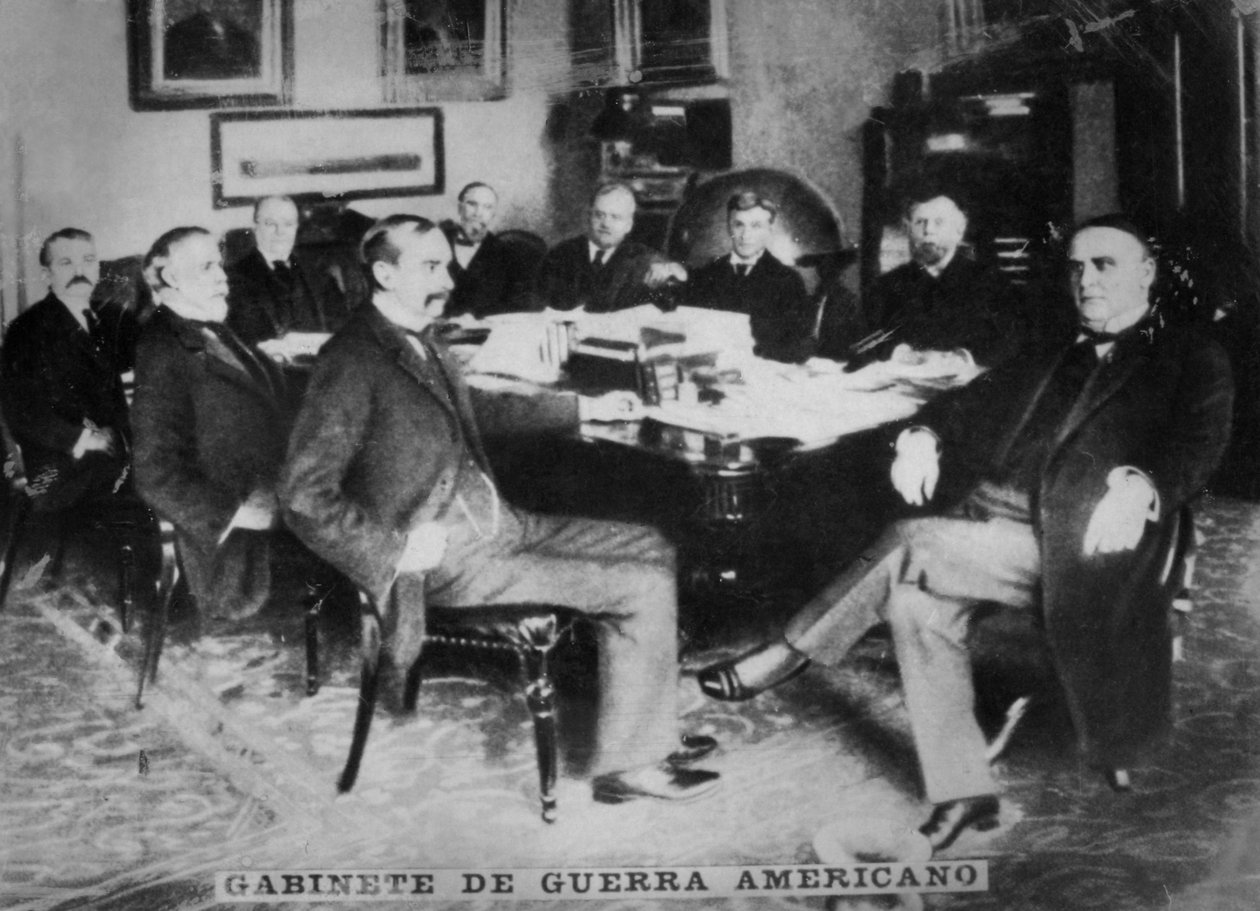 美国战争内阁，1898年 作者 不明