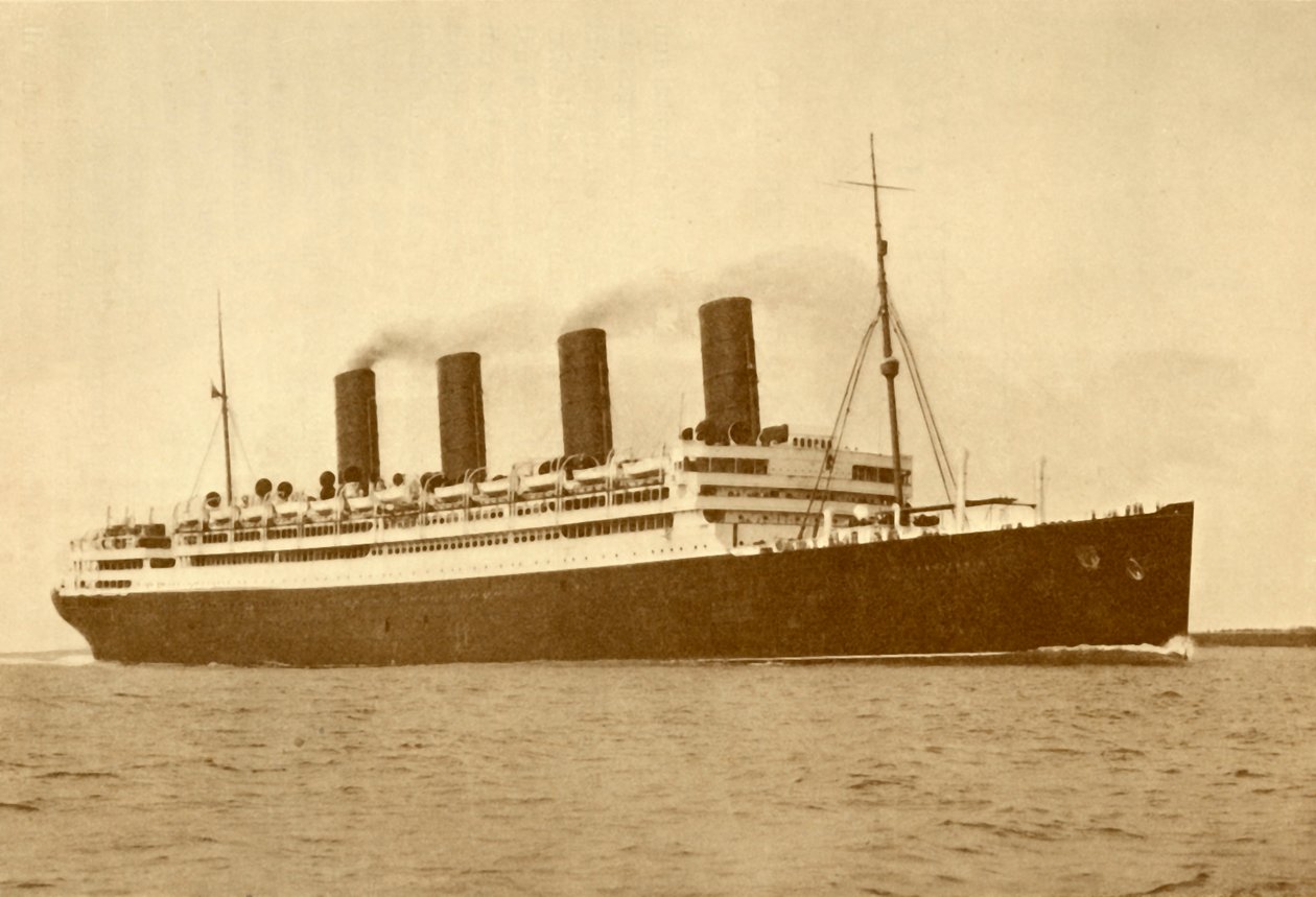 阿基塔尼亚丘纳德线（Aquitania Cunard Line），45,647吨，c1930。 作者 不明