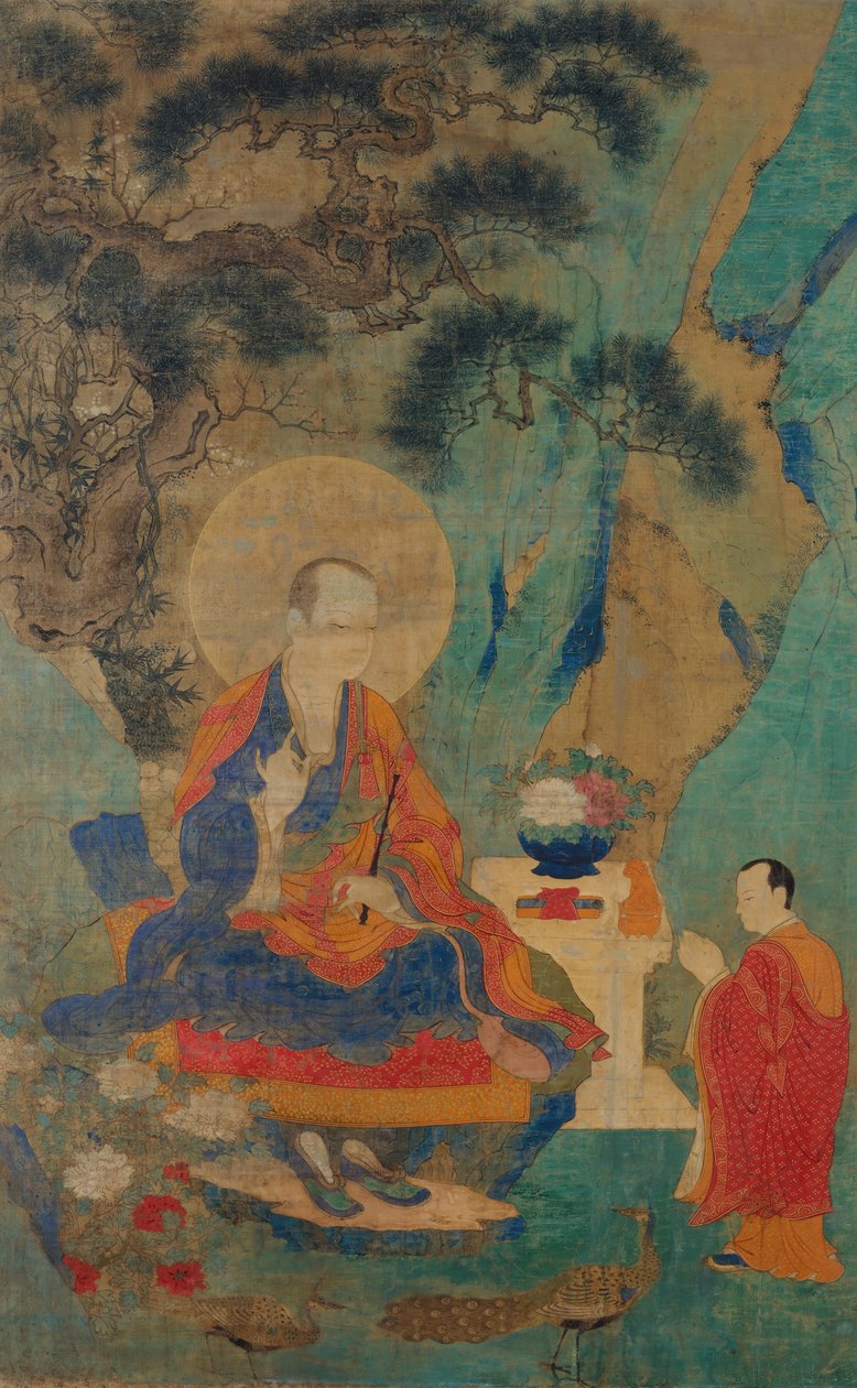 15世纪的罗汉（Arhat Vajraputra）。 作者 不明