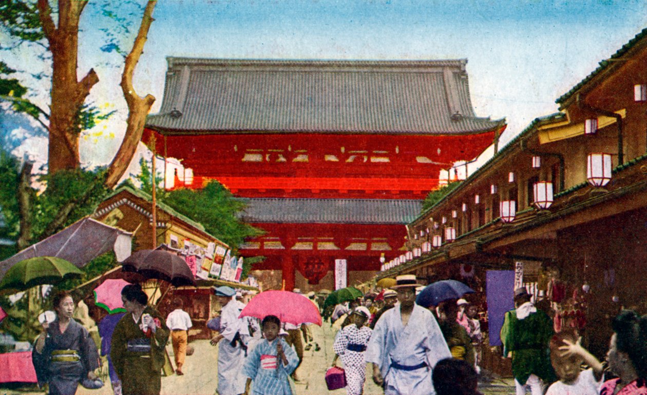 浅草观音寺，日本东京，二十世纪 作者 不明