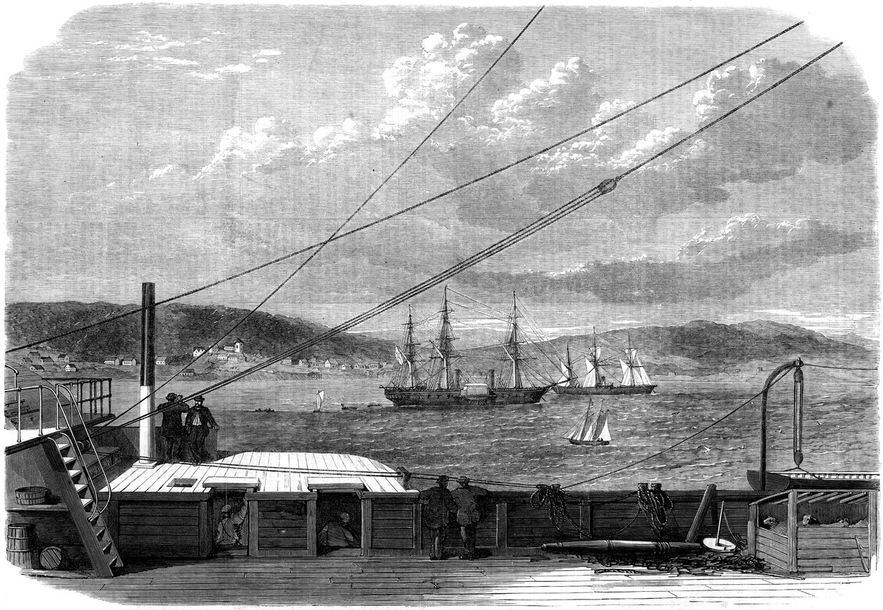 大西洋电讯探险队，纽芬兰内容湾，1866年 作者 不明