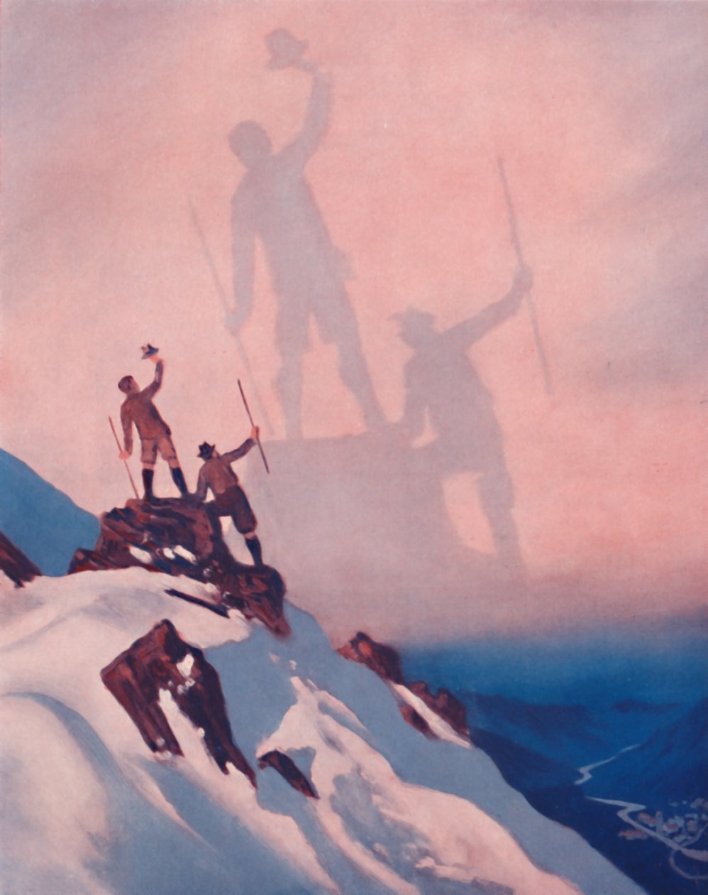 Brocken的令人敬畏的幽灵，1935年 作者 不明