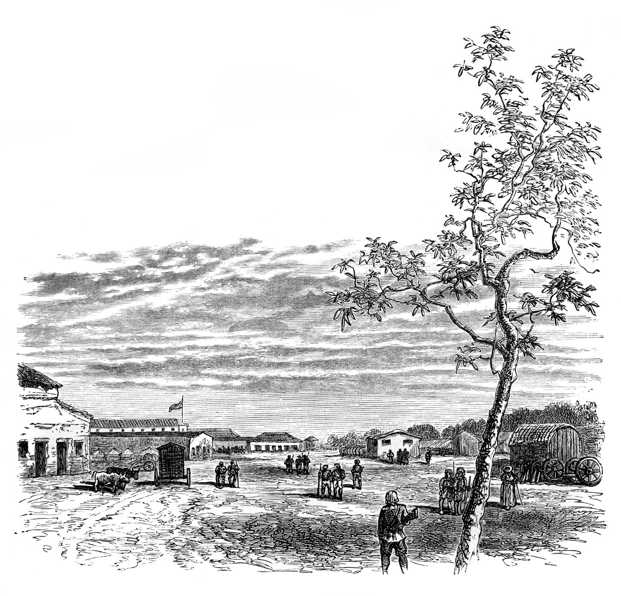 1888年，印度，密拉特（Meerut）兵营，1888年 作者 不明