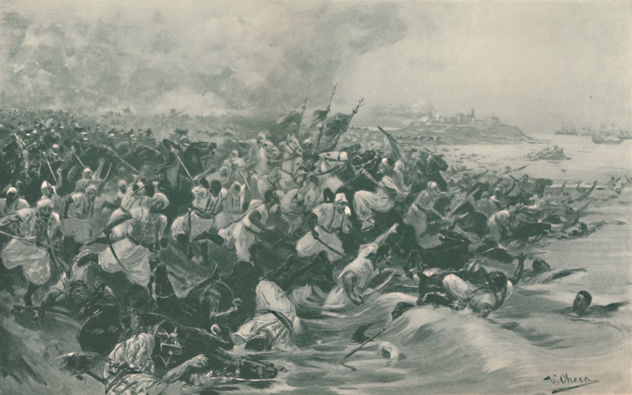 阿布库吉战役，1799年，1896年。 作者 不明