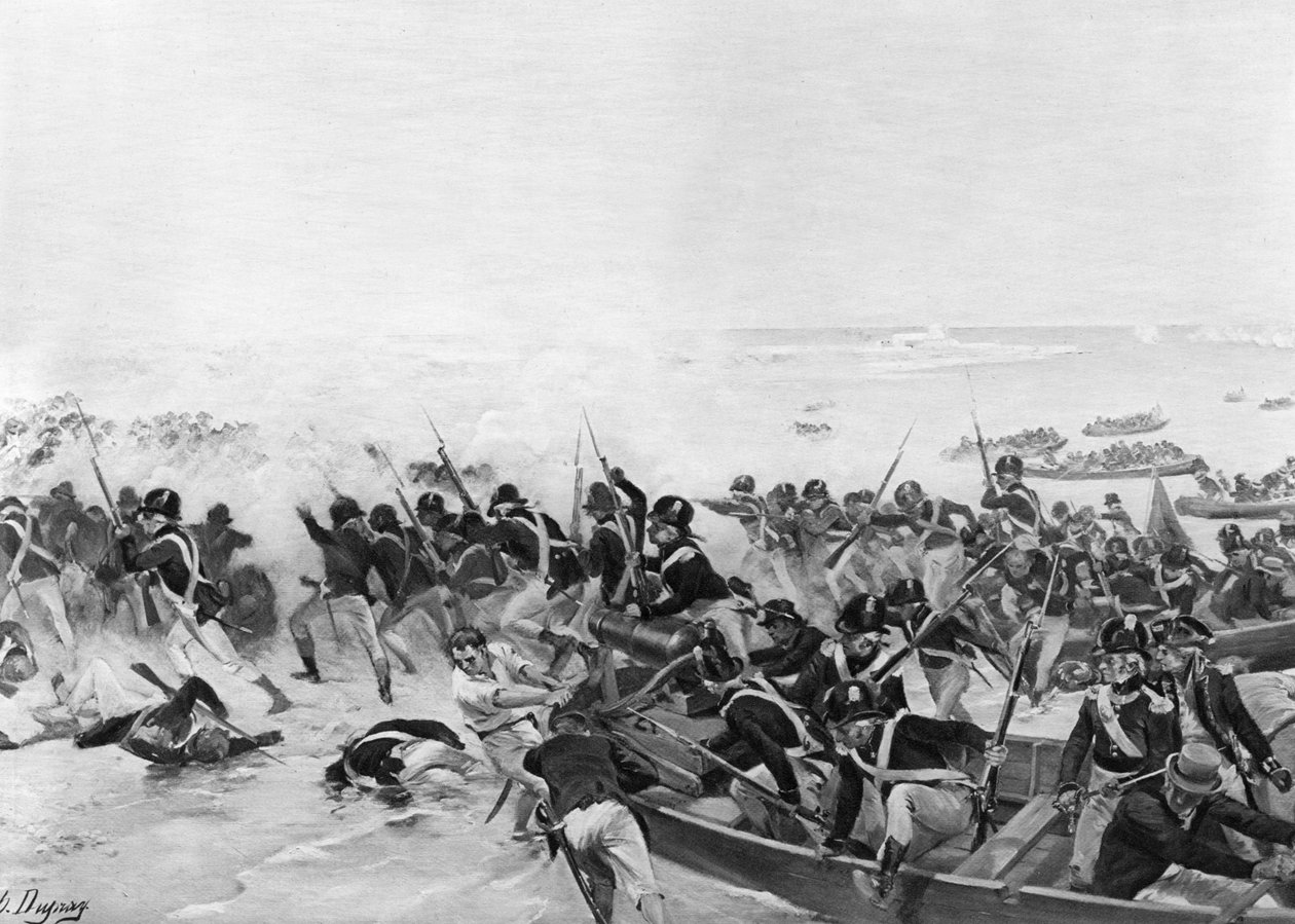 1801年，埃及阿布基尔战役 作者 不明