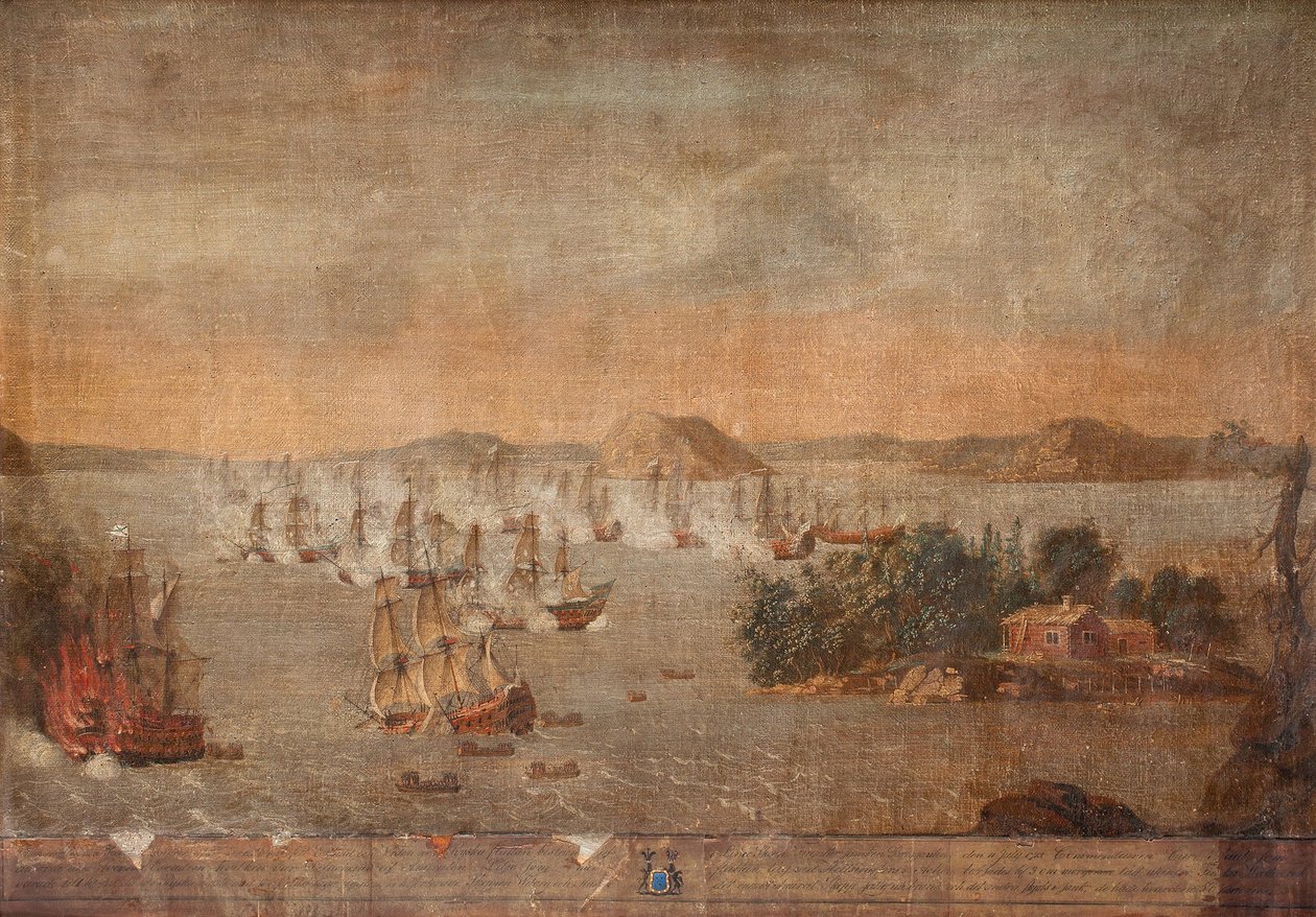 1713年7月22日，霍格兰德战役，1713年 作者 不明