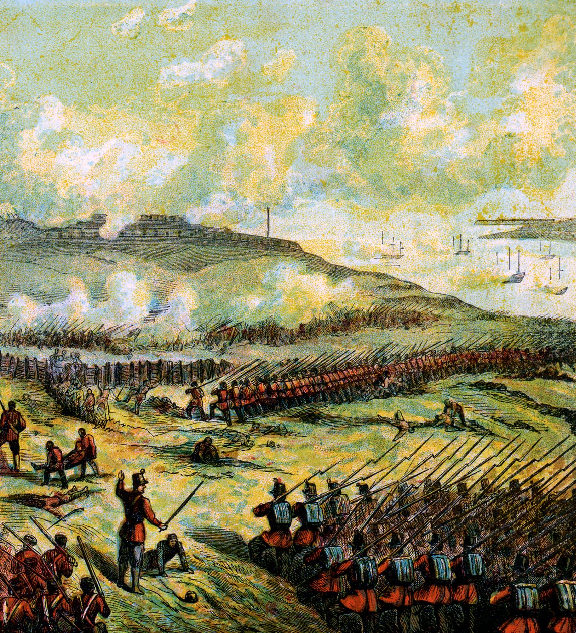 英克曼战役，1854年，c1850年代 作者 不明