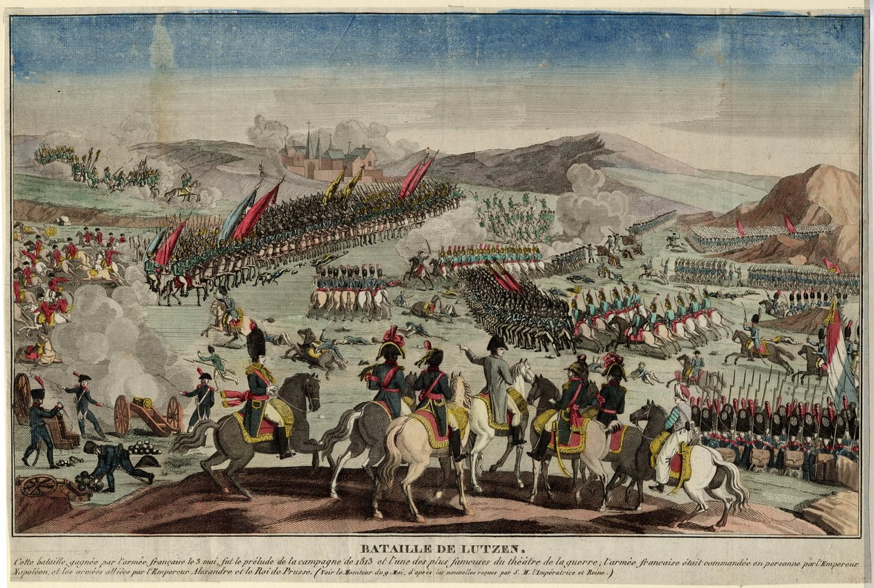 吕岑战役，1813年 作者 不明