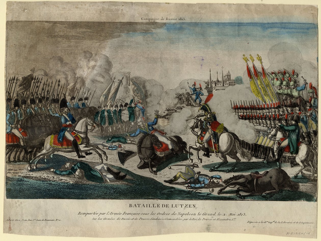吕岑战役，1813年 作者 不明