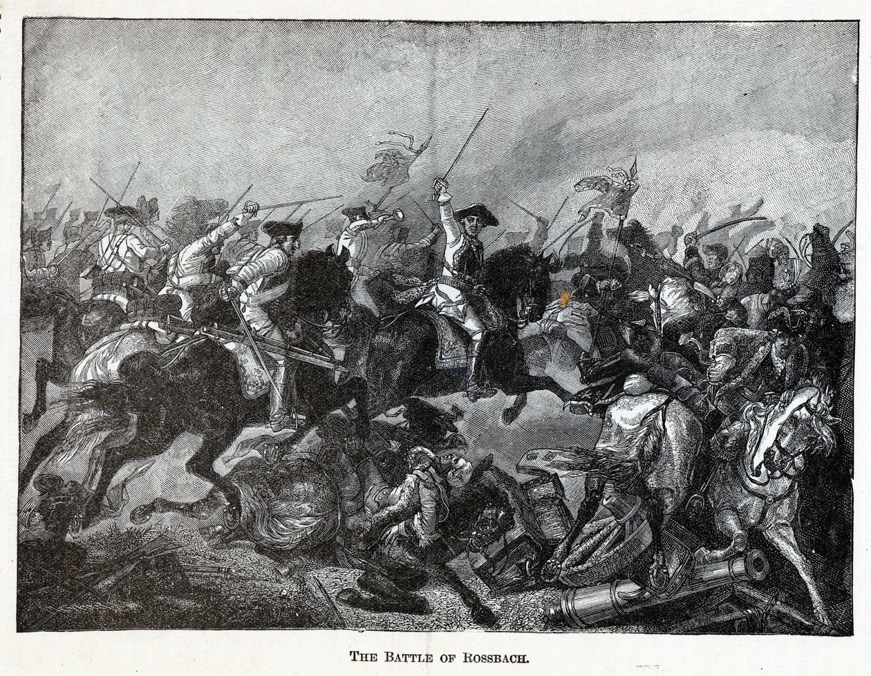 罗斯巴赫战役，1882年 作者 不明