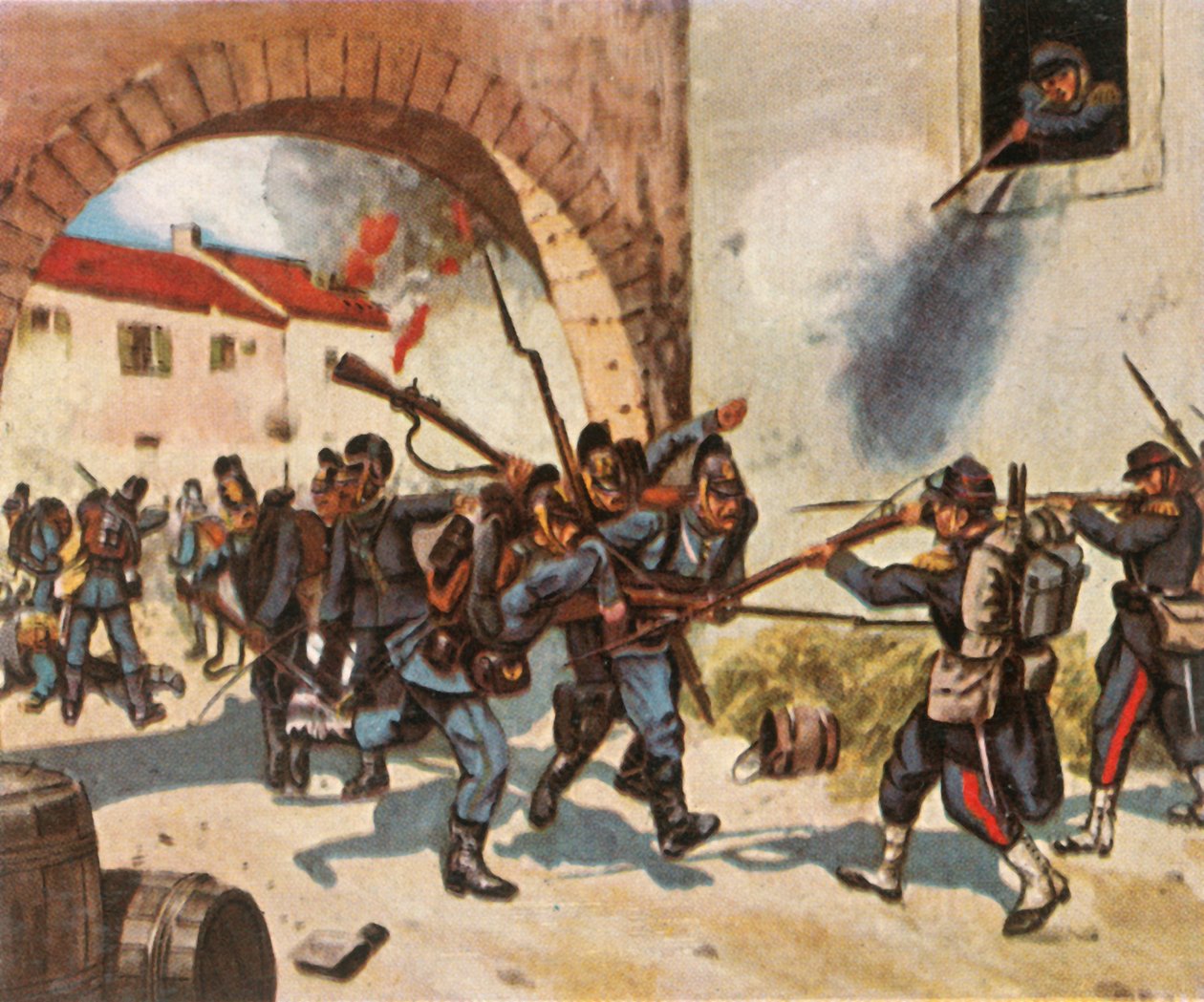 轿车战役，1870年9月1日，1936年。 作者 不明
