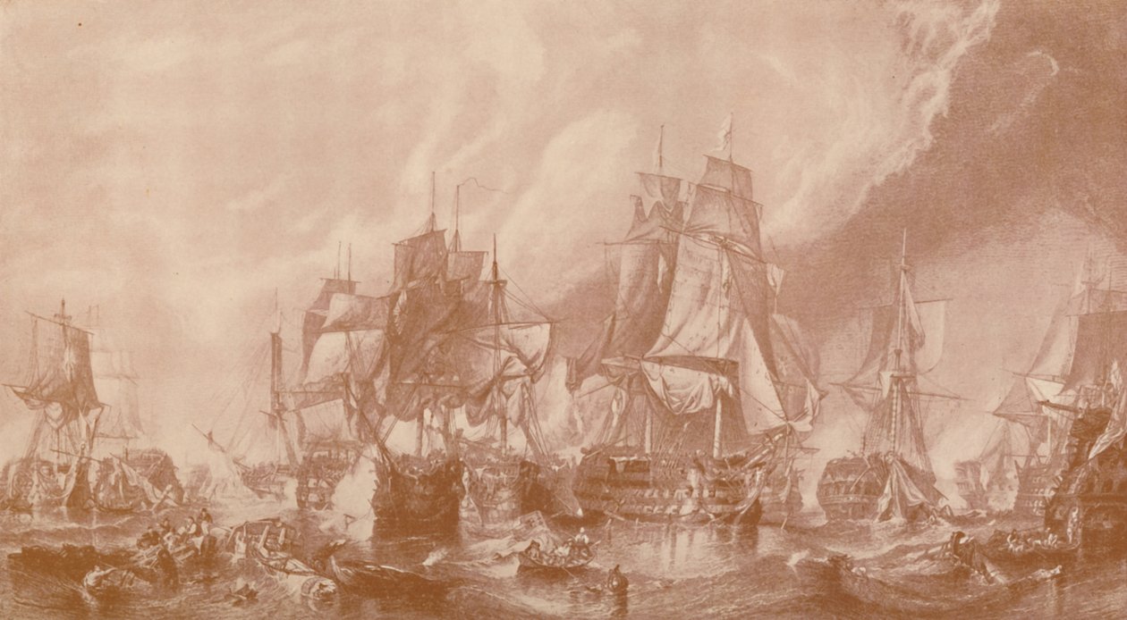 特拉法加战役，1805年，1896年。 作者 不明