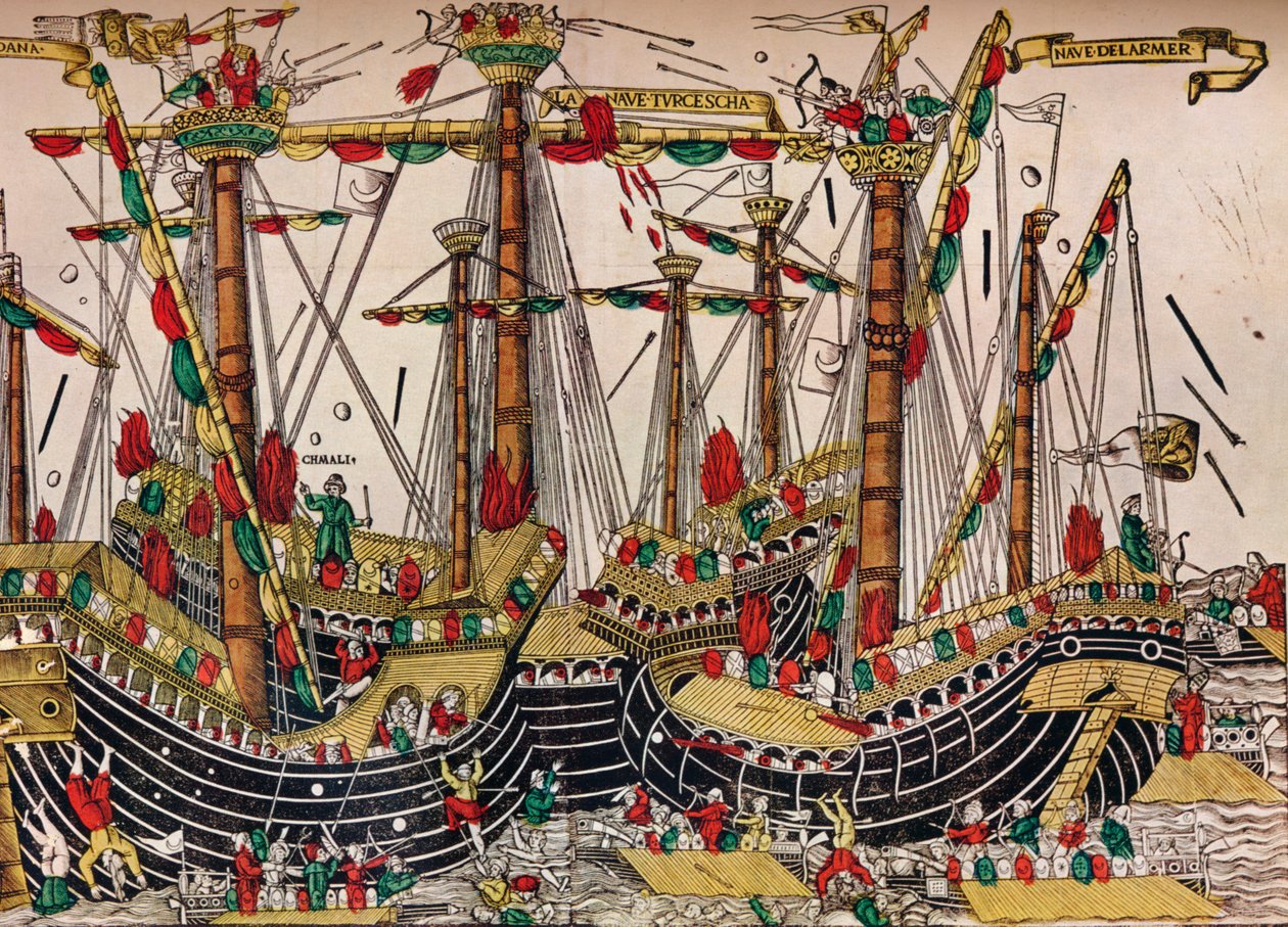 纳索里诺（Zonchio Navarino）战役，c1499 作者 不明