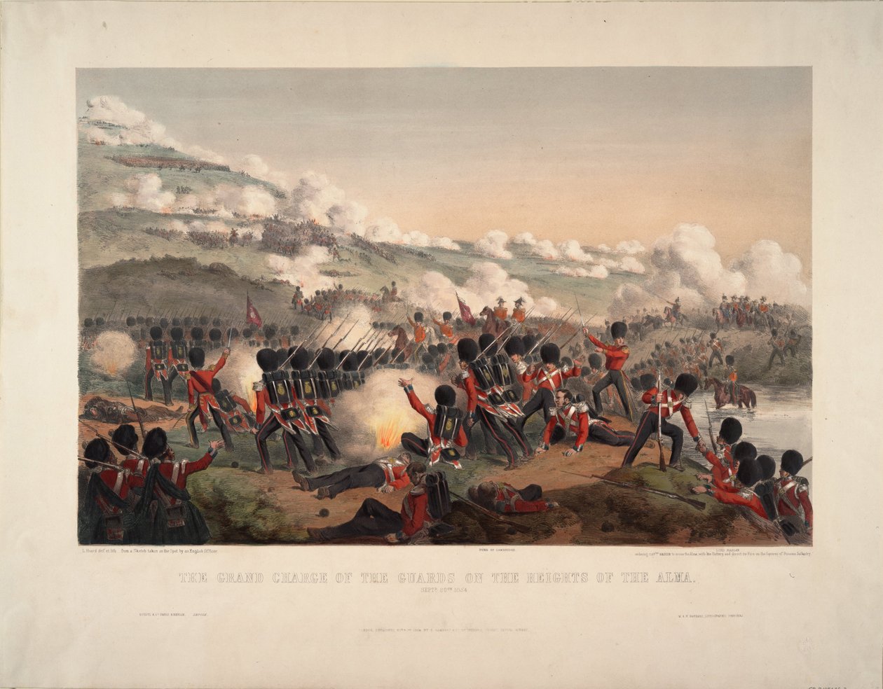 1854年9月20日的阿拉木图战役，1854年 作者 不明