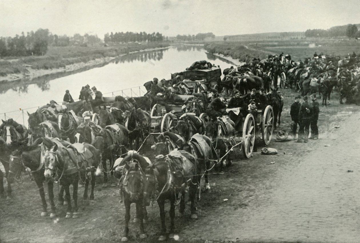 河流战役，1919年。 作者 不明