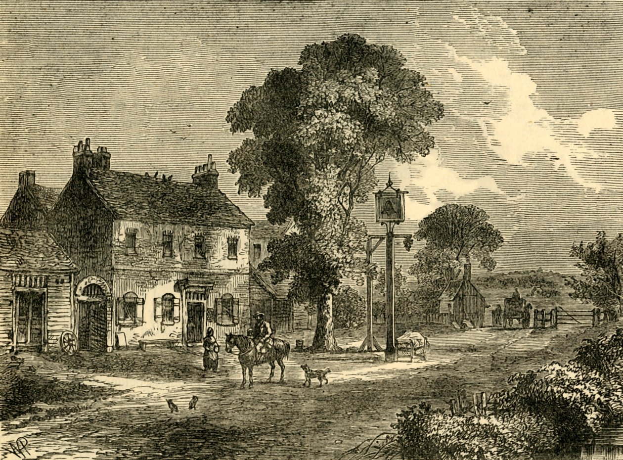 贝尔旅馆，基尔本，1750，c1876。 作者 不明