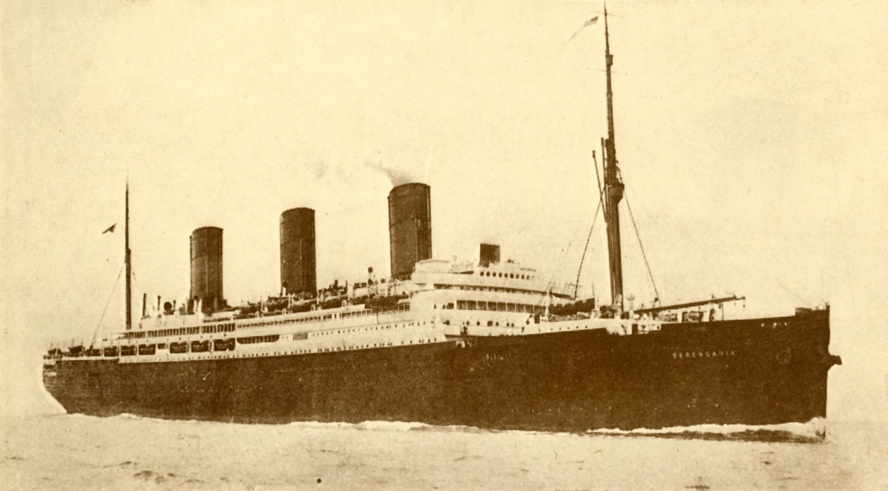 贝伦加里亚丘纳德线（Berengaria Cunard Line），52,700吨，c1930年。 作者 不明