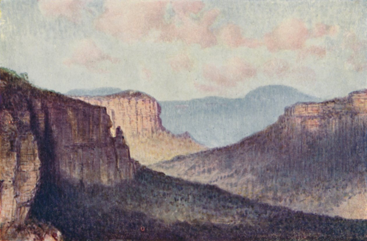 蓝山山脉，1923年。 作者 不明