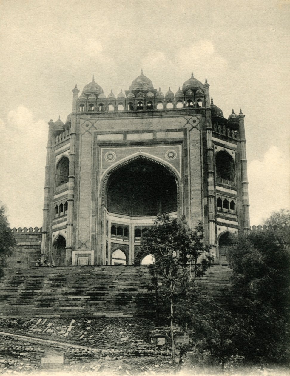 Bolund门，Futtehpur Sikri。阿格拉。 作者 不明