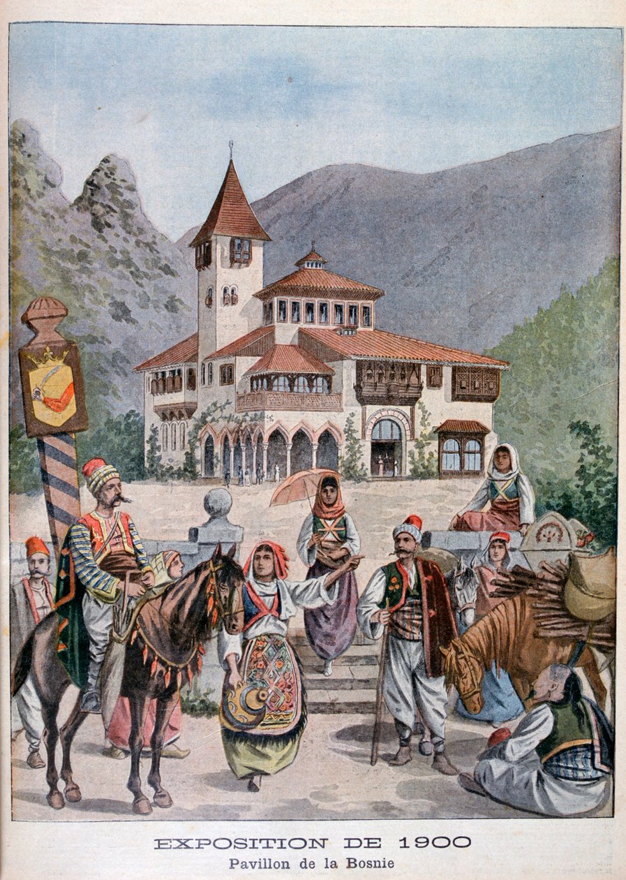 1900年巴黎世界博览会上的波斯尼亚馆，1900年 作者 不明