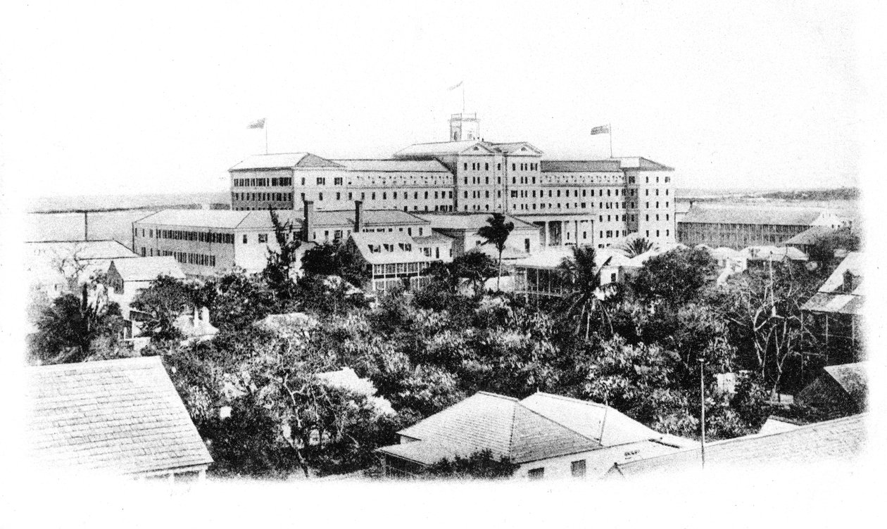 英国殖民希尔顿酒店，拿骚，新普罗维登斯，巴哈马，1911年 作者 不明