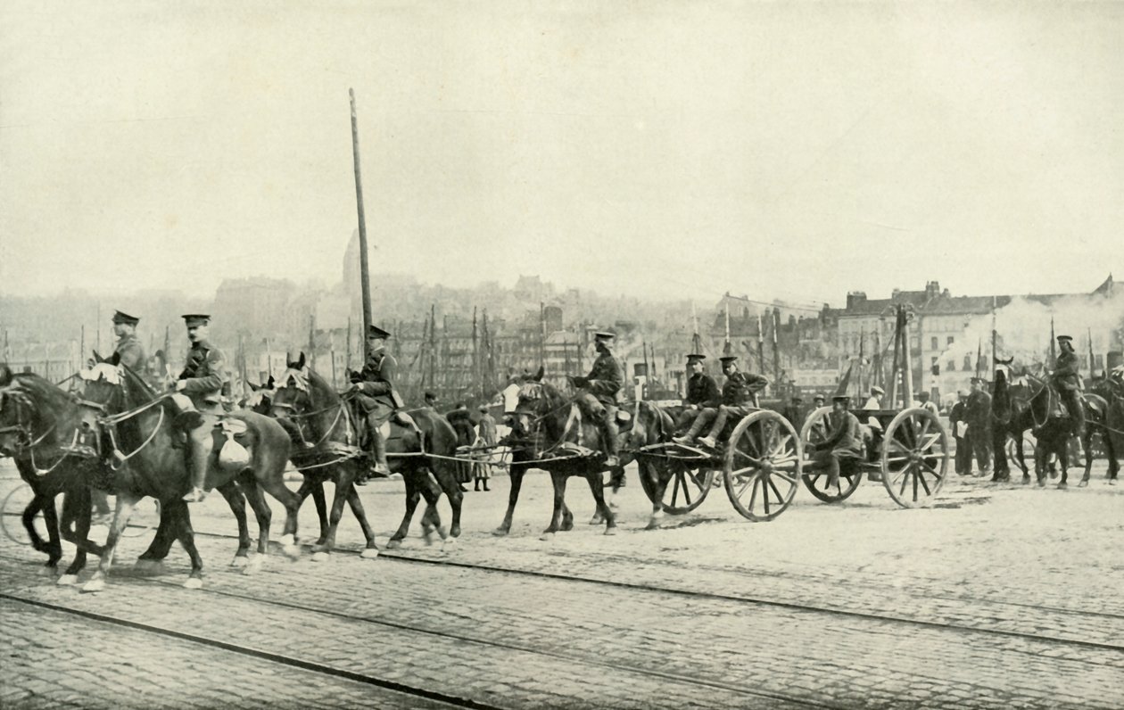 1919年在布洛涅的英国远征军。 作者 不明