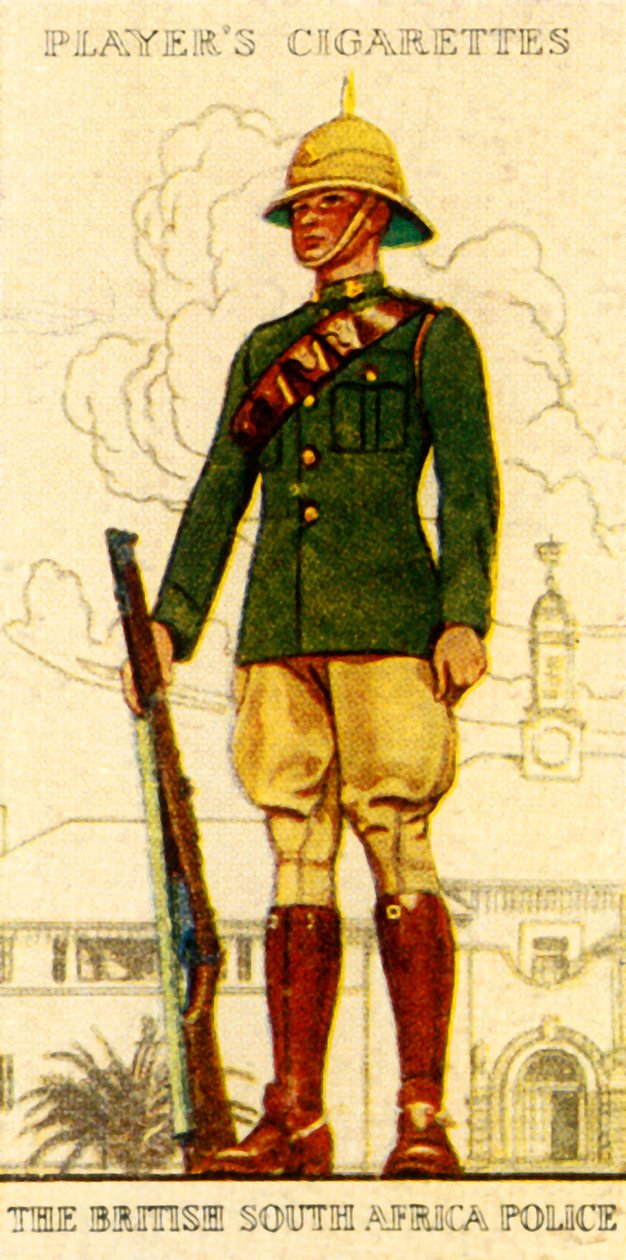 1936年，英属南非警察。 作者 不明