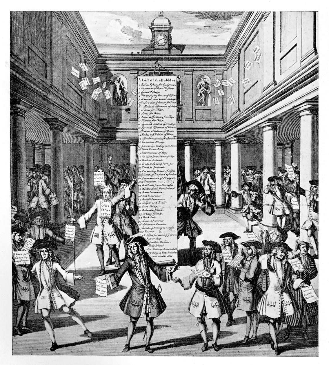 起泡者Bubbld或魔鬼占据了最重要的位置，1720年 作者 不明