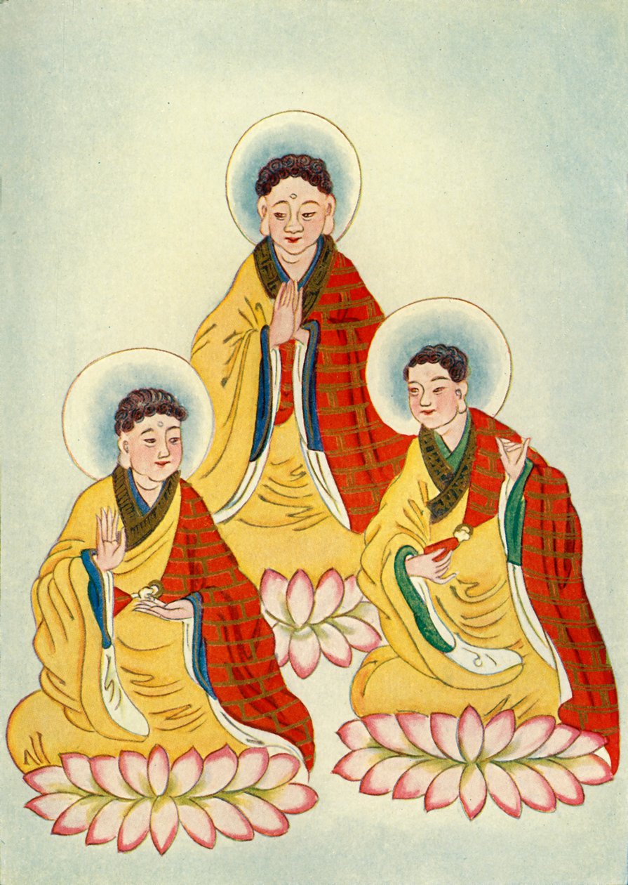 佛教的三合会》，1922年。 作者 不明