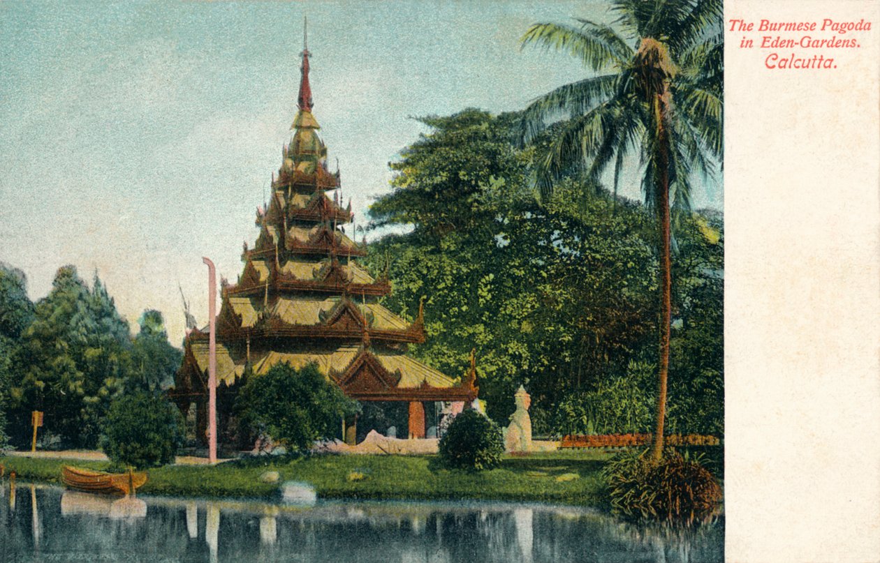 伊甸园的缅甸宝塔。加尔各答，c1900 作者 不明