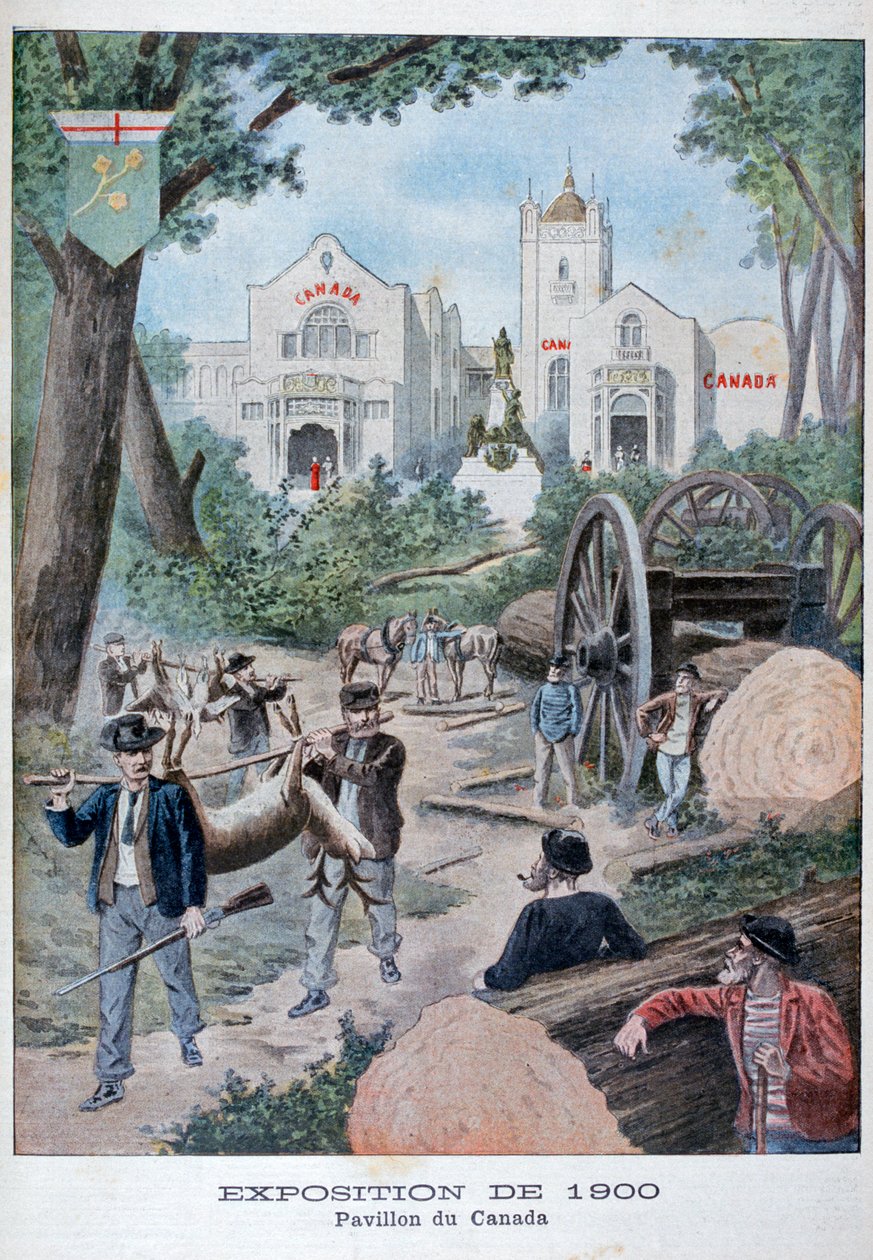 1900年巴黎世界博览会加拿大展馆，1900年 作者 不明
