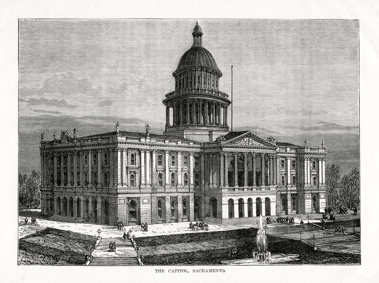 国会大厦，萨克拉曼多，美国加利福尼亚，1877年 作者 不明