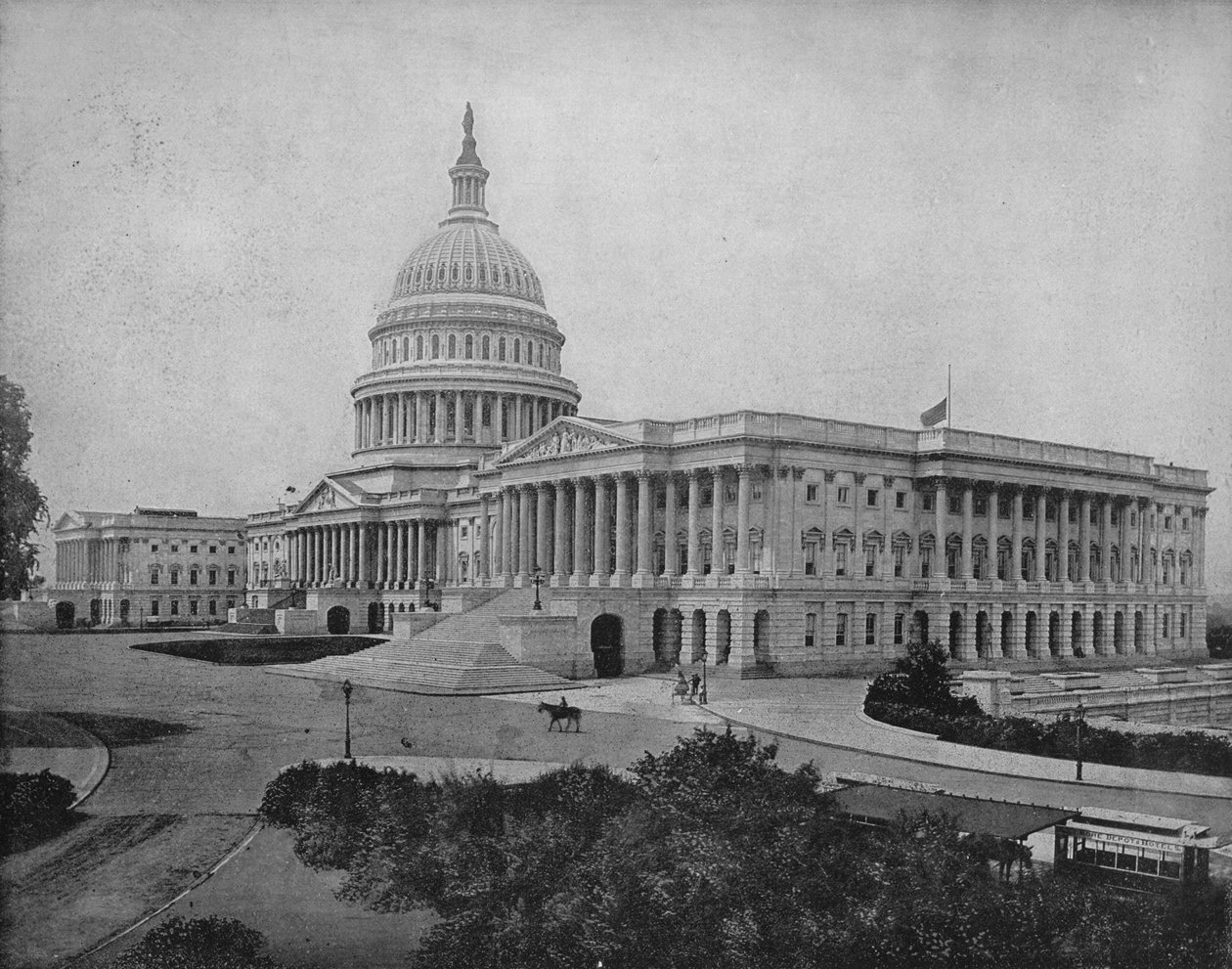 国会大厦，华盛顿，约建于1897年。 作者 不明