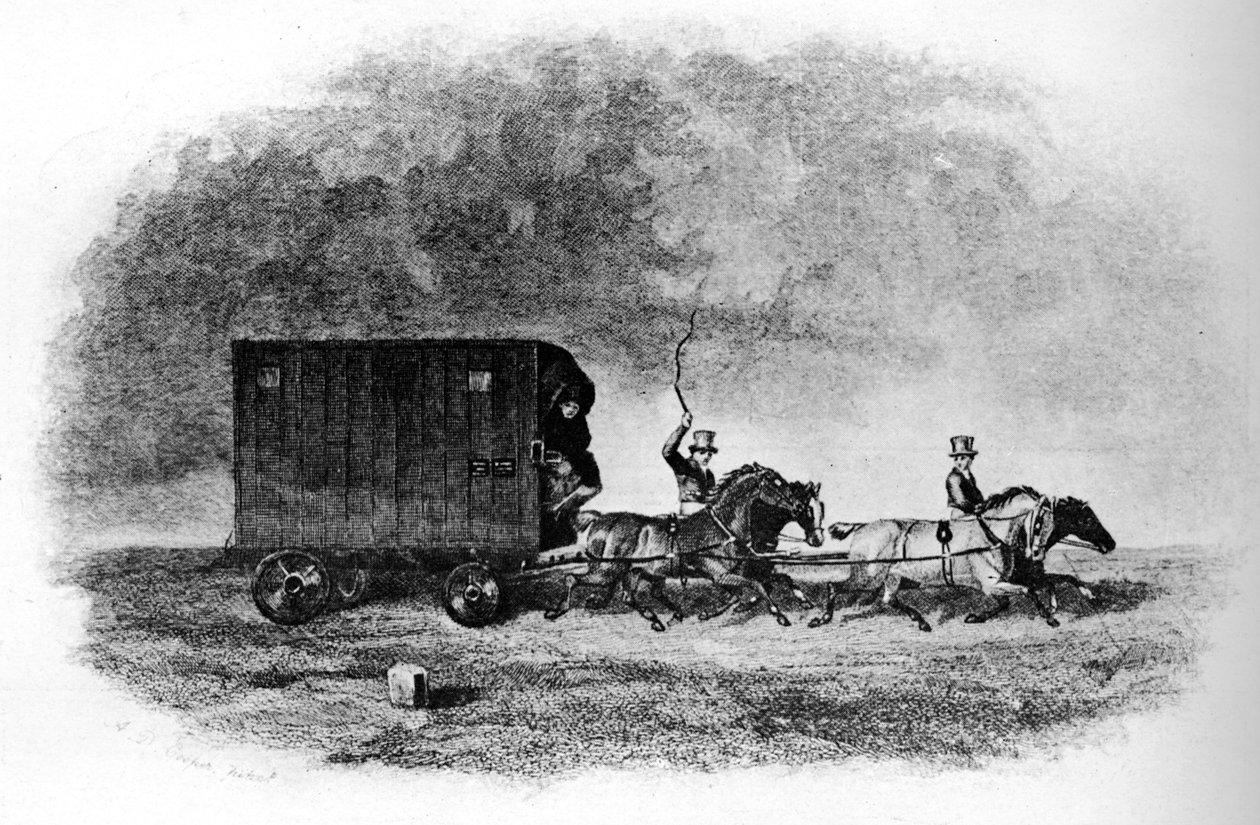 大篷车，19世纪，1911年 作者 不明