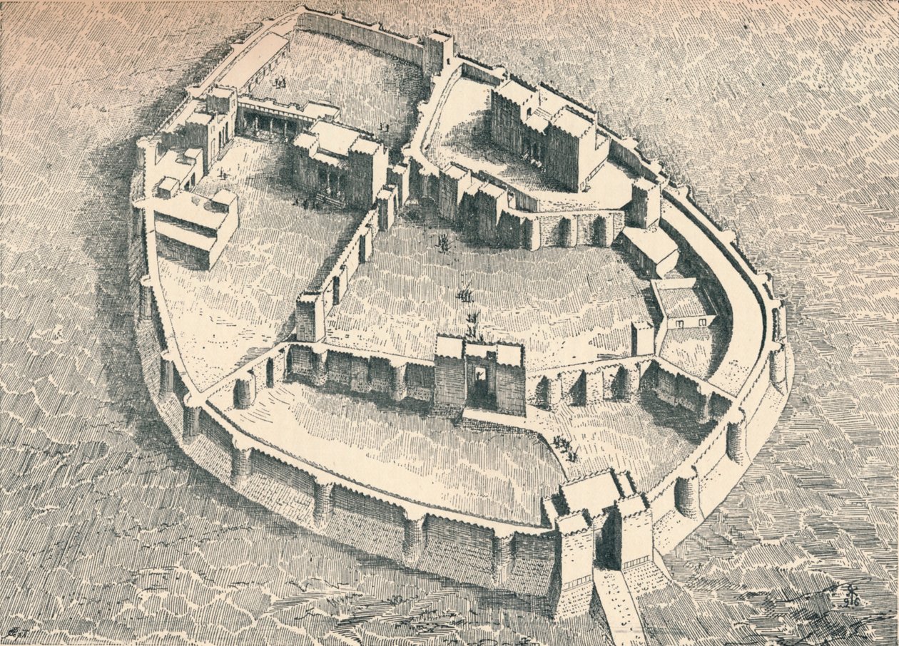 1903年，叙利亚北部，森希尔（Sendshirli）城堡 作者 不明