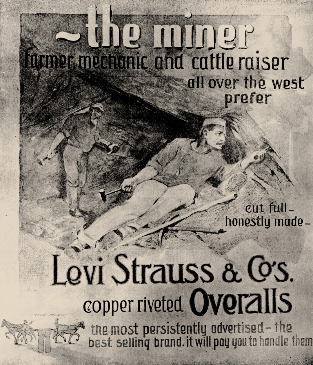 目录封面Levi Strauss＆Co.，1905年。 作者 不明