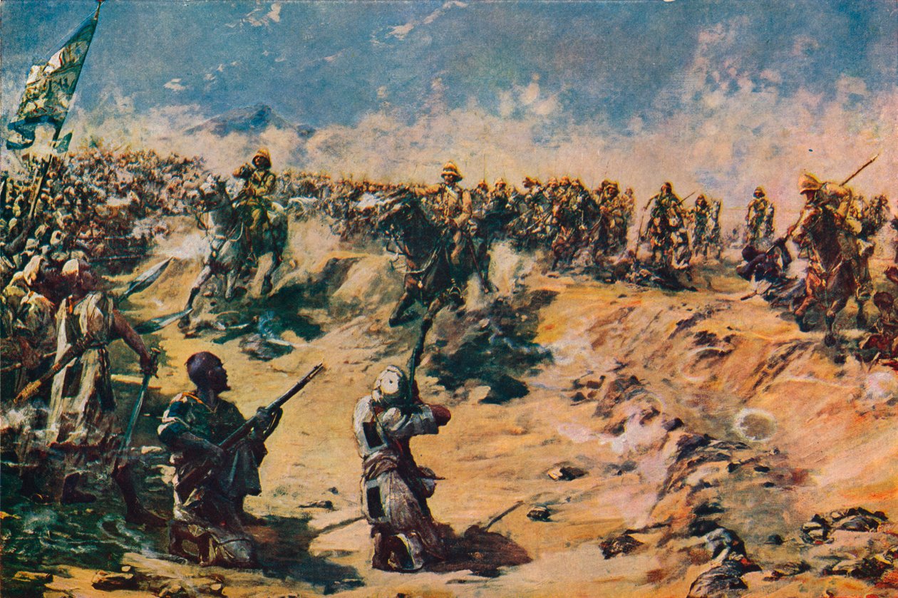 第二次枪骑兵在奥姆杜尔曼的冲锋，1898年，1906年 作者 不明