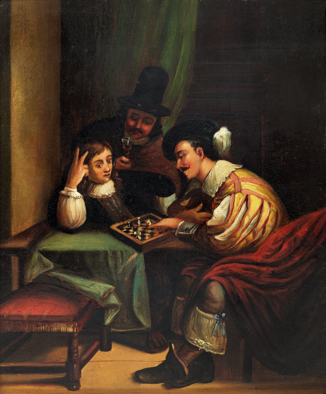 棋手 作者 不明