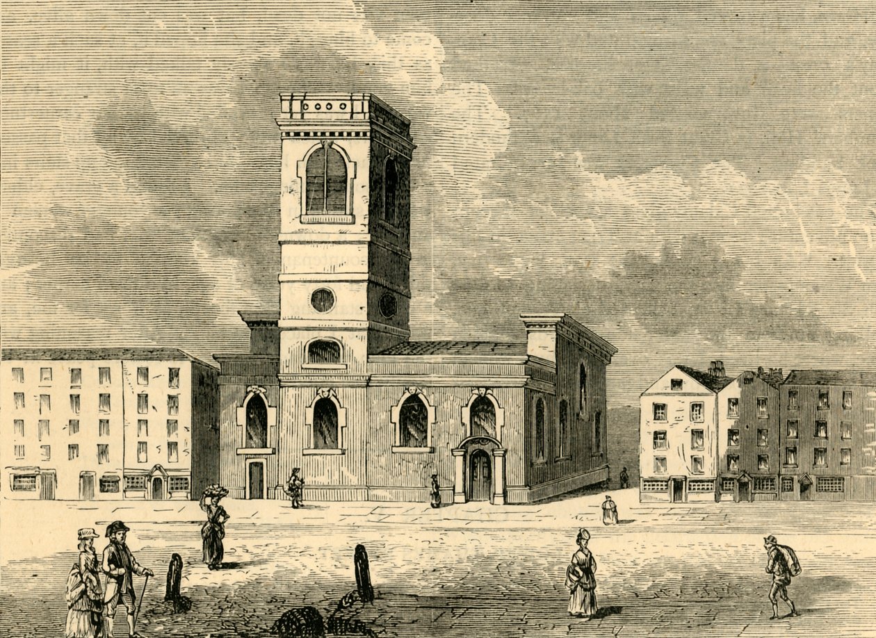 Allhallows大帝教堂，1784年，c1872年。 作者 不明