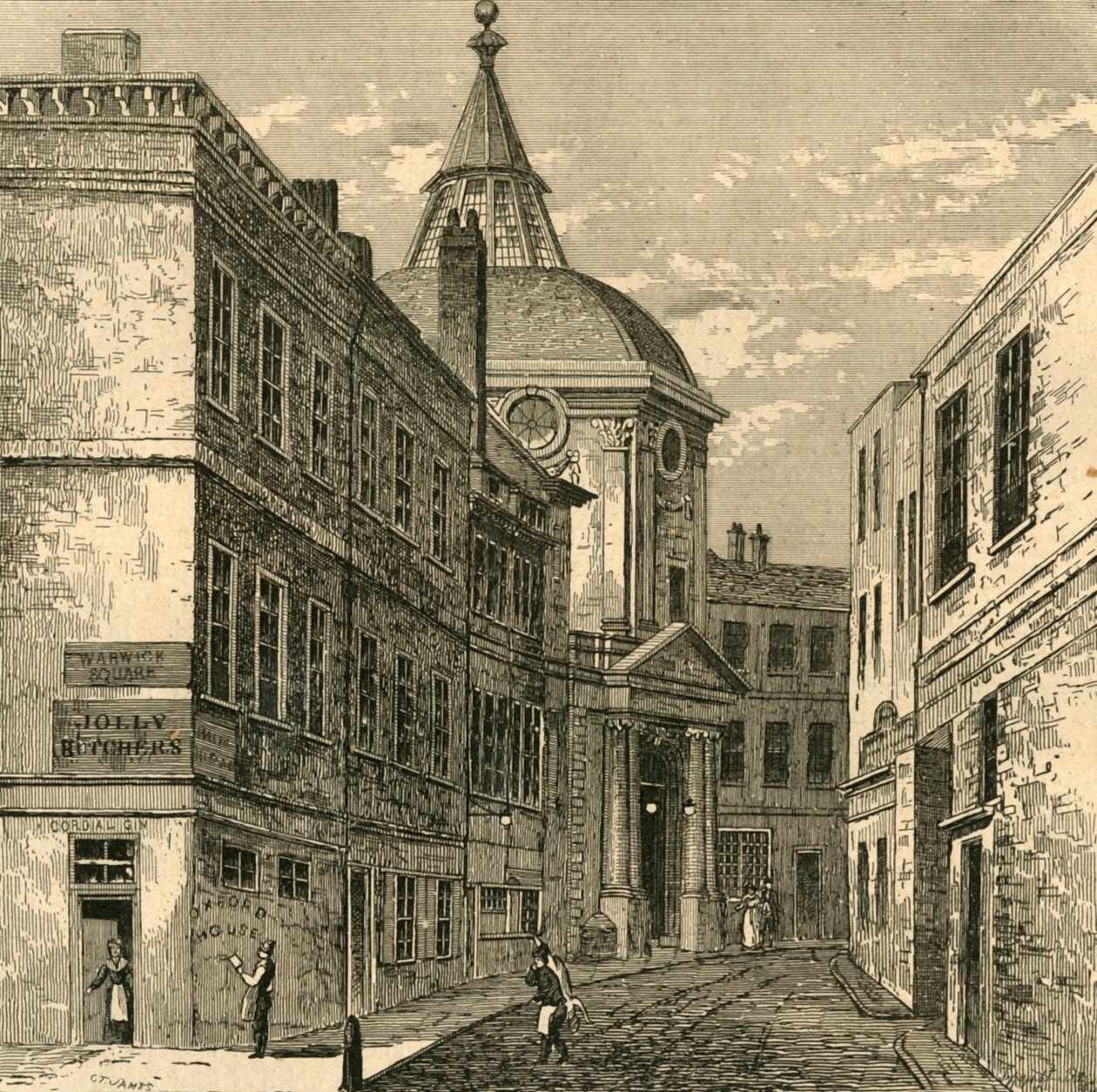 沃里克巷内科医生学院，1868年，1897年。 作者 不明
