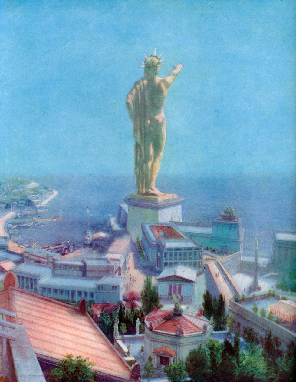 1933-1934年，希腊罗得岛巨像 作者 不明