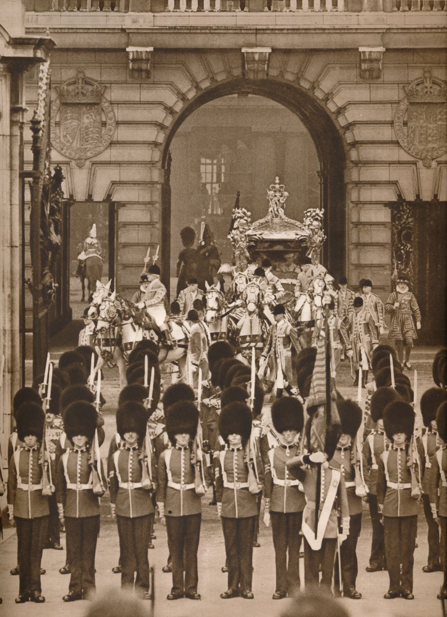 1937年加冕游行到修道院 作者 不明