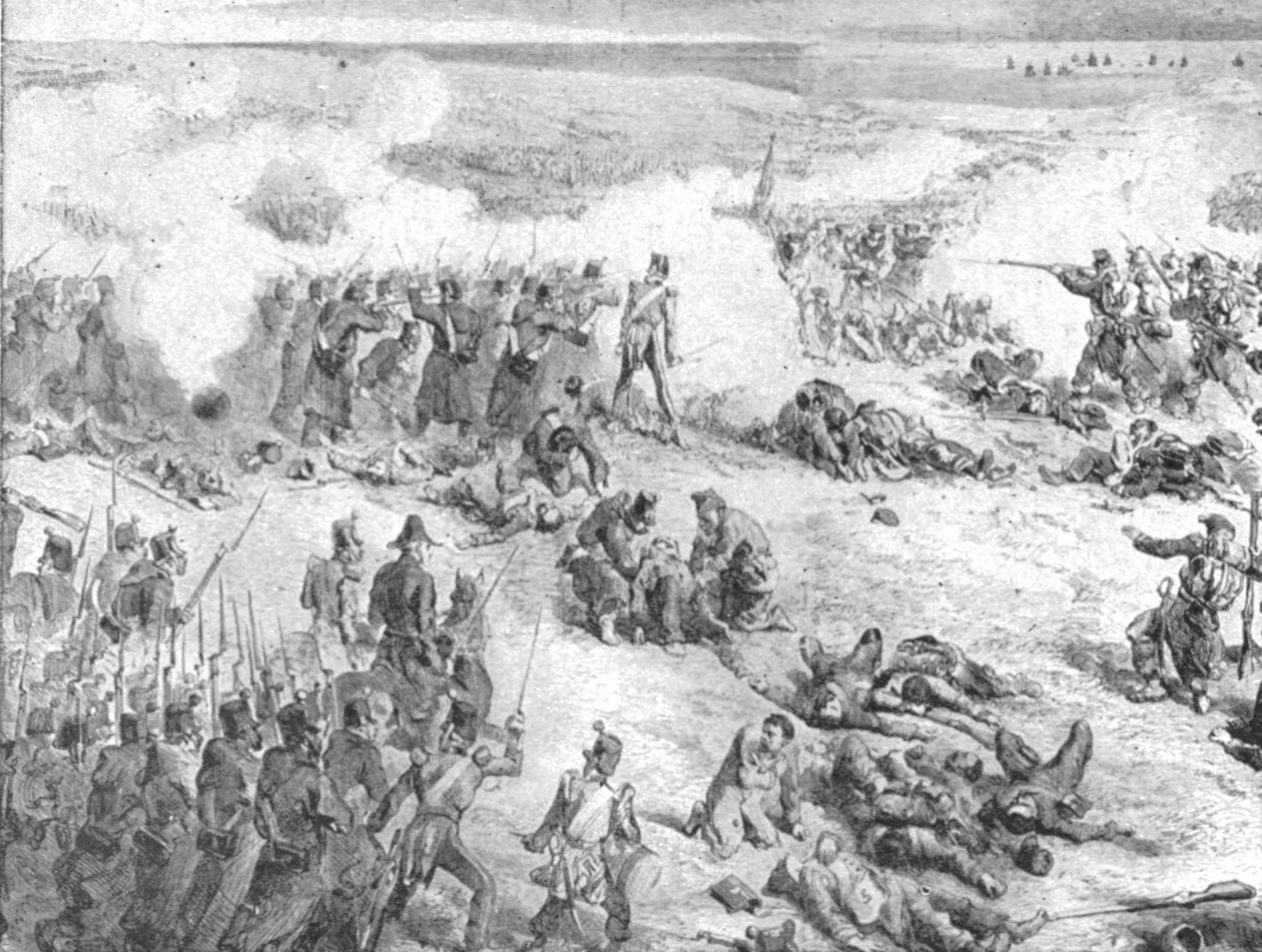 1854-56年的克里米亚战争：英克曼战役... 1854年，1901年。 作者 不明