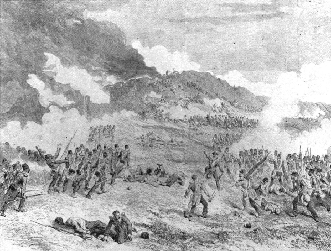 1854-56年的克里米亚战争：夺取塞巴斯托波尔：冲进Redan，1855年9月8日，1901年。 作者 不明